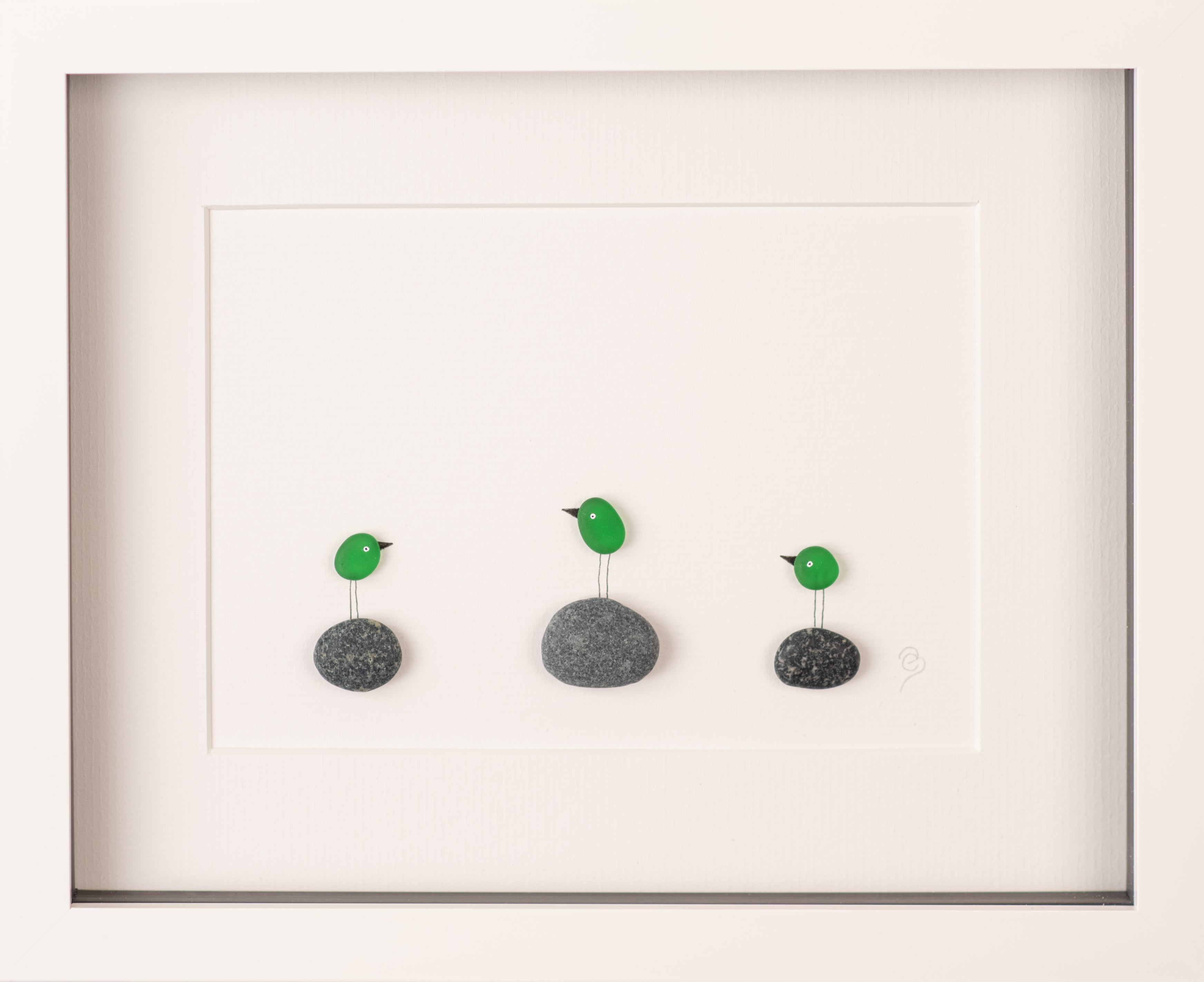 Mini Sea Glass Birds