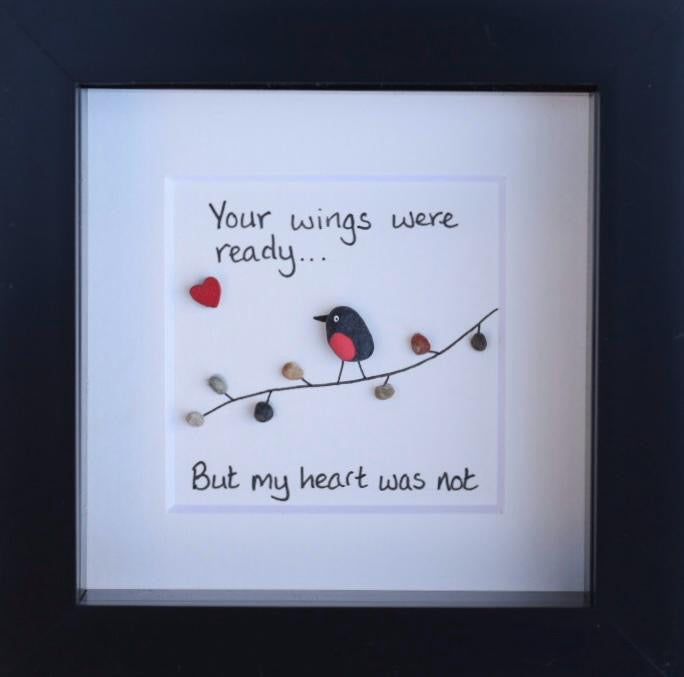 Your wings were ready... but my heart was not Art Print