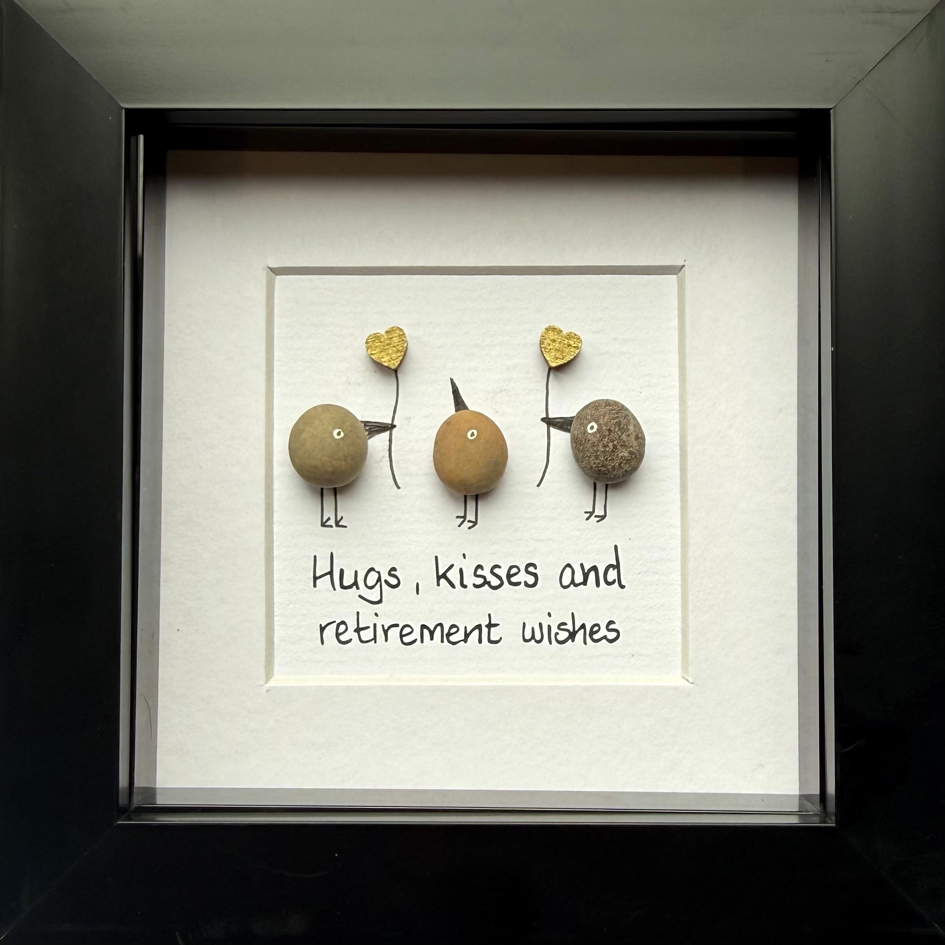 Hugs, kisses and retirement wishes Art Print