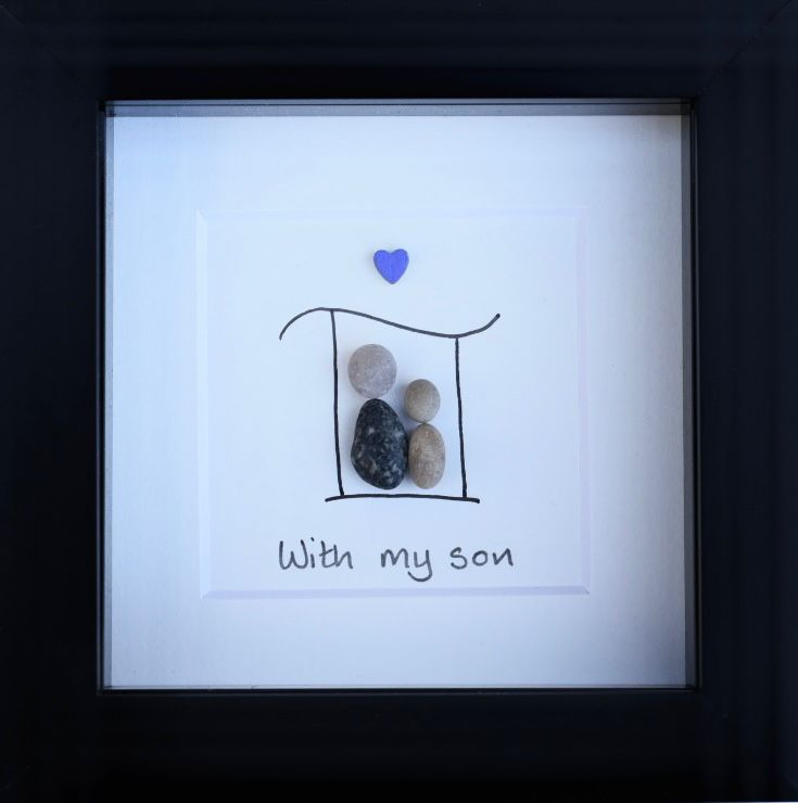 With my son Art Print