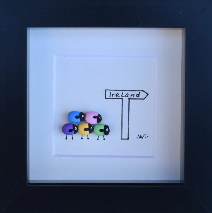 Sheep of Ireland Art Print