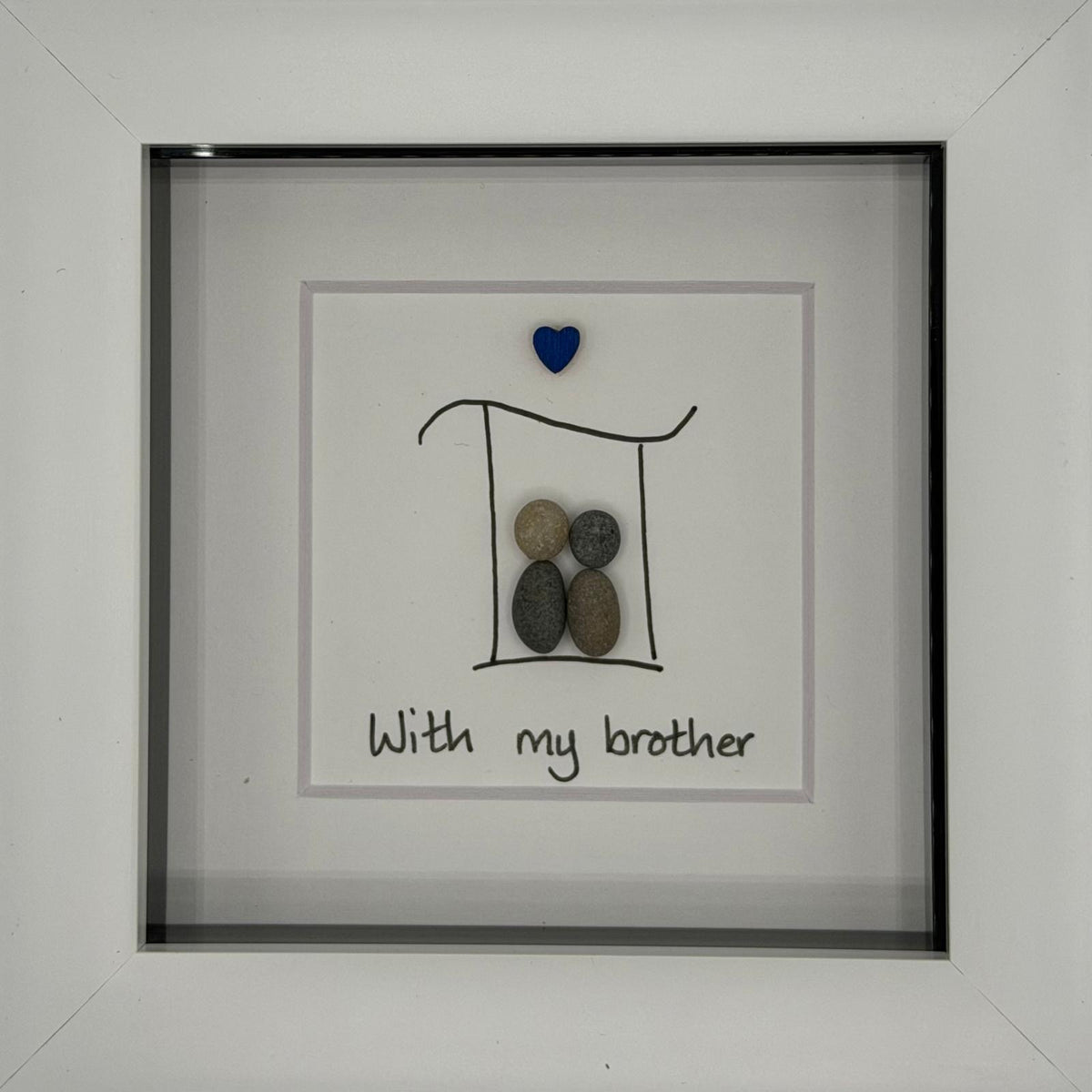 With my brother Art Print