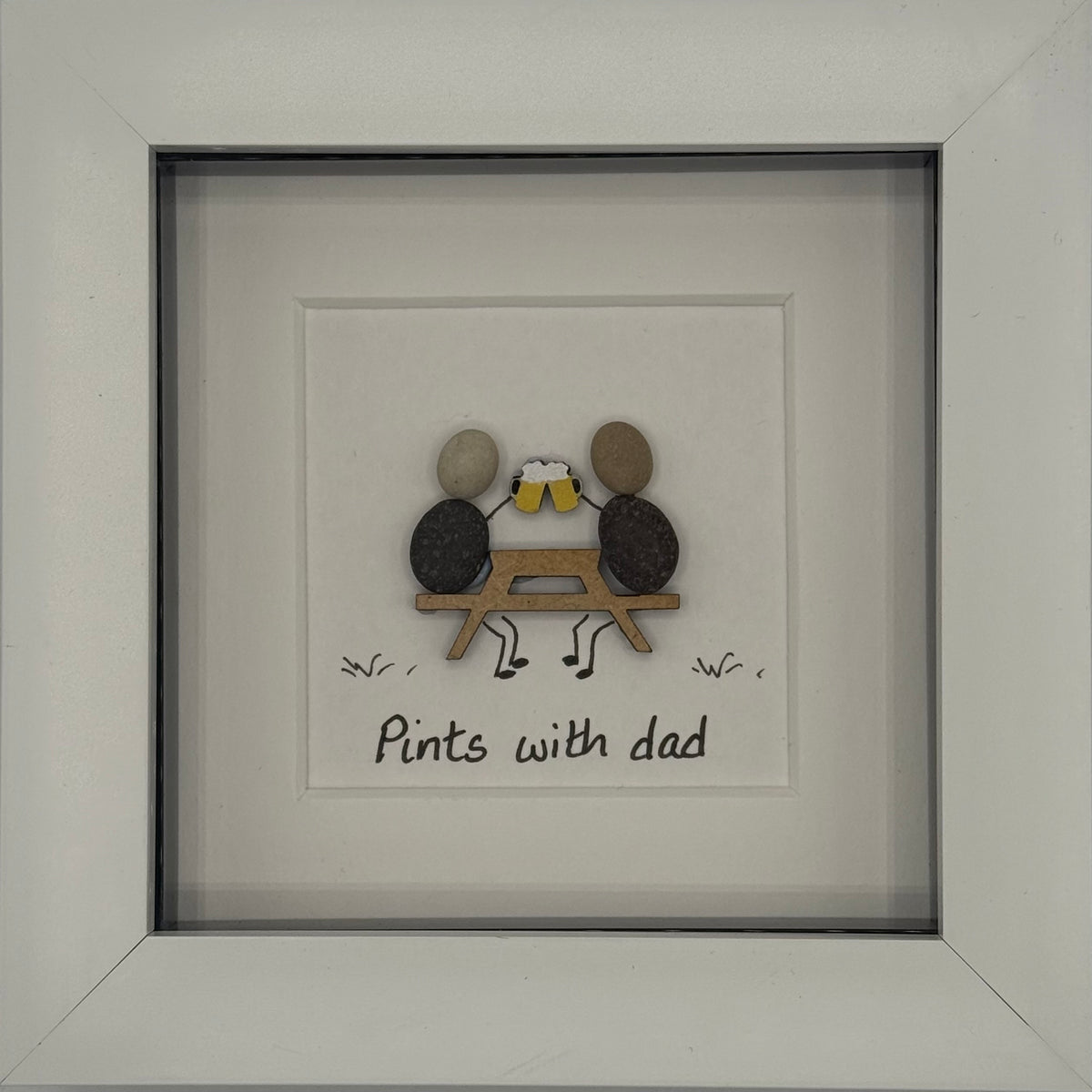 Pints with dad Art Print